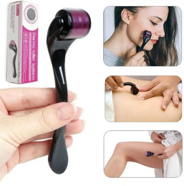 Derma Roller 0.5mm With 540 Micro Needle For Hair Growth And Facial Skin Therapy