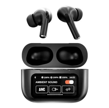 A9 Pro Earbuds ANC/ENC Touch Screen Display Noise Reduction Wireless Earbuds
