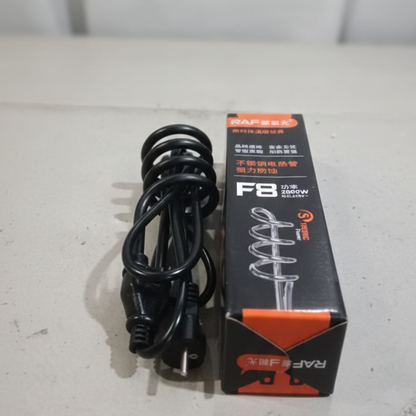 Electric Water Heating Coil – Stainless Steel Immersion Rod | Fast, Safe & Efficient Water Heater for Home Use - With box