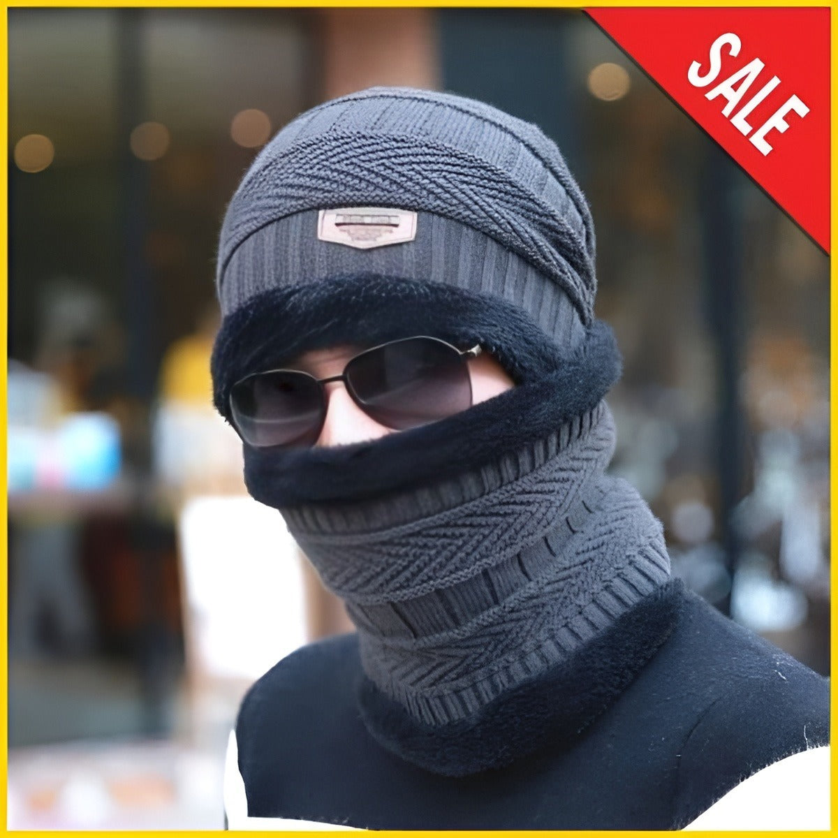Muffler Cap With Neck Warmer 2 in 1 Warm Comfortable Stylish Durable Quality Soft Fabric Perfect Choice For Winter
