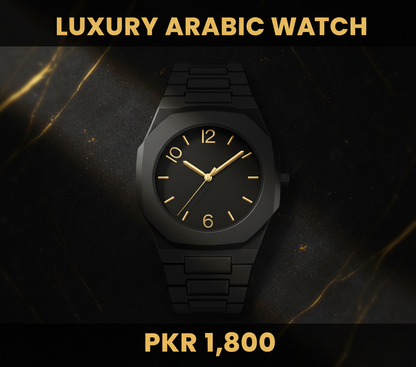 Luxury Arabic Watch Promotional Image
