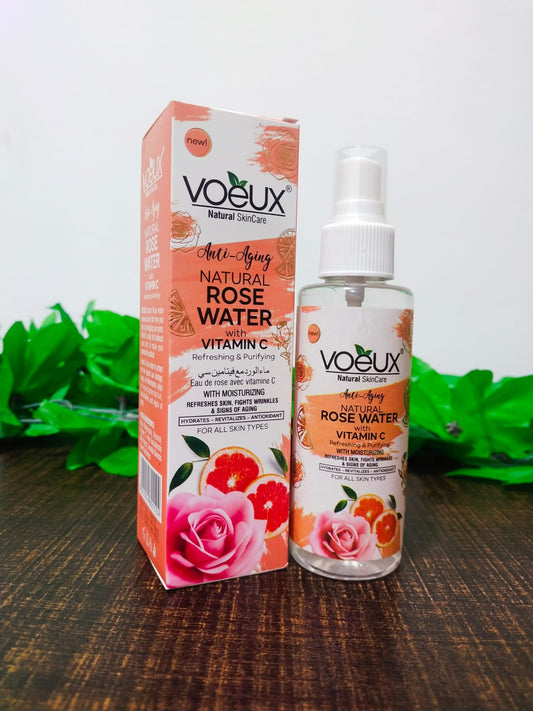 Natural Rose water With vitaminc fof all skin types